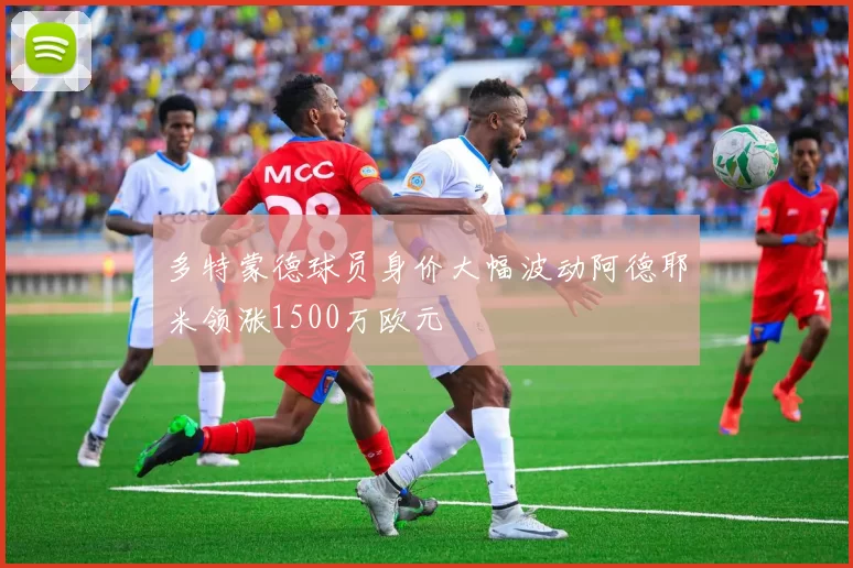 多特蒙德球员身价大幅波动阿德耶米领涨1500万欧元