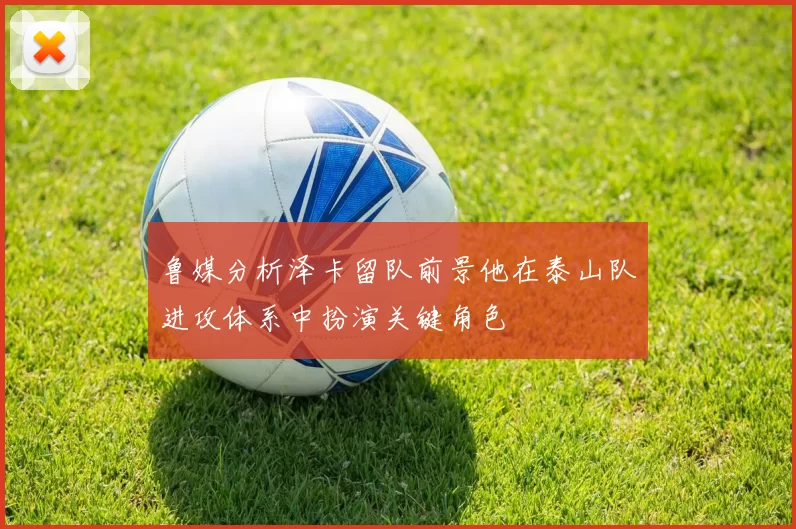 鲁媒分析泽卡留队前景他在泰山队进攻体系中扮演关键角色